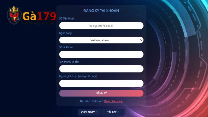 Bạn cần hoàn tất đăng ký để vào sảnh cược hợp lệ